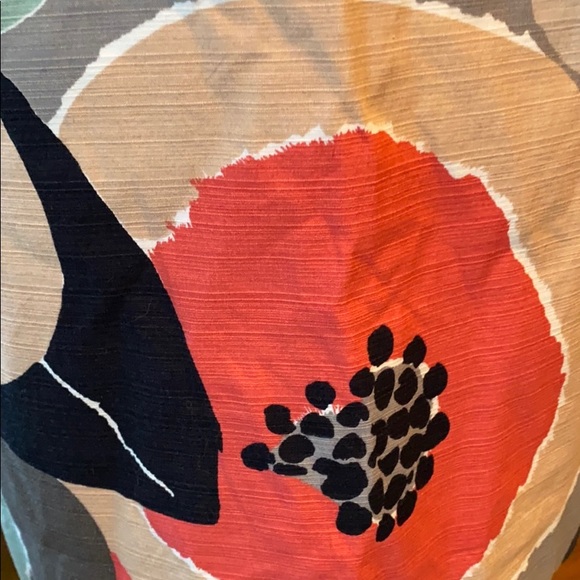 🇬🇧 Boden Greys Painted Poppies pencil skirt 6R - Picture 6 of 11